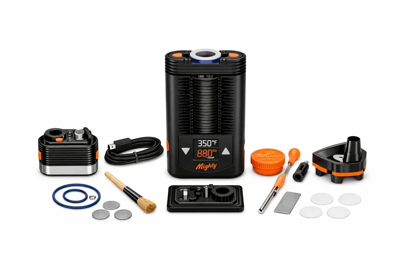 Storz and Bickel Mighty Plus portable dry herb vaporizer
